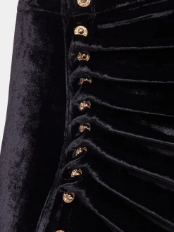 Cheap JUPE LONGUE DRAPEE EN VELOURS Sélection De Soirée | Jupes