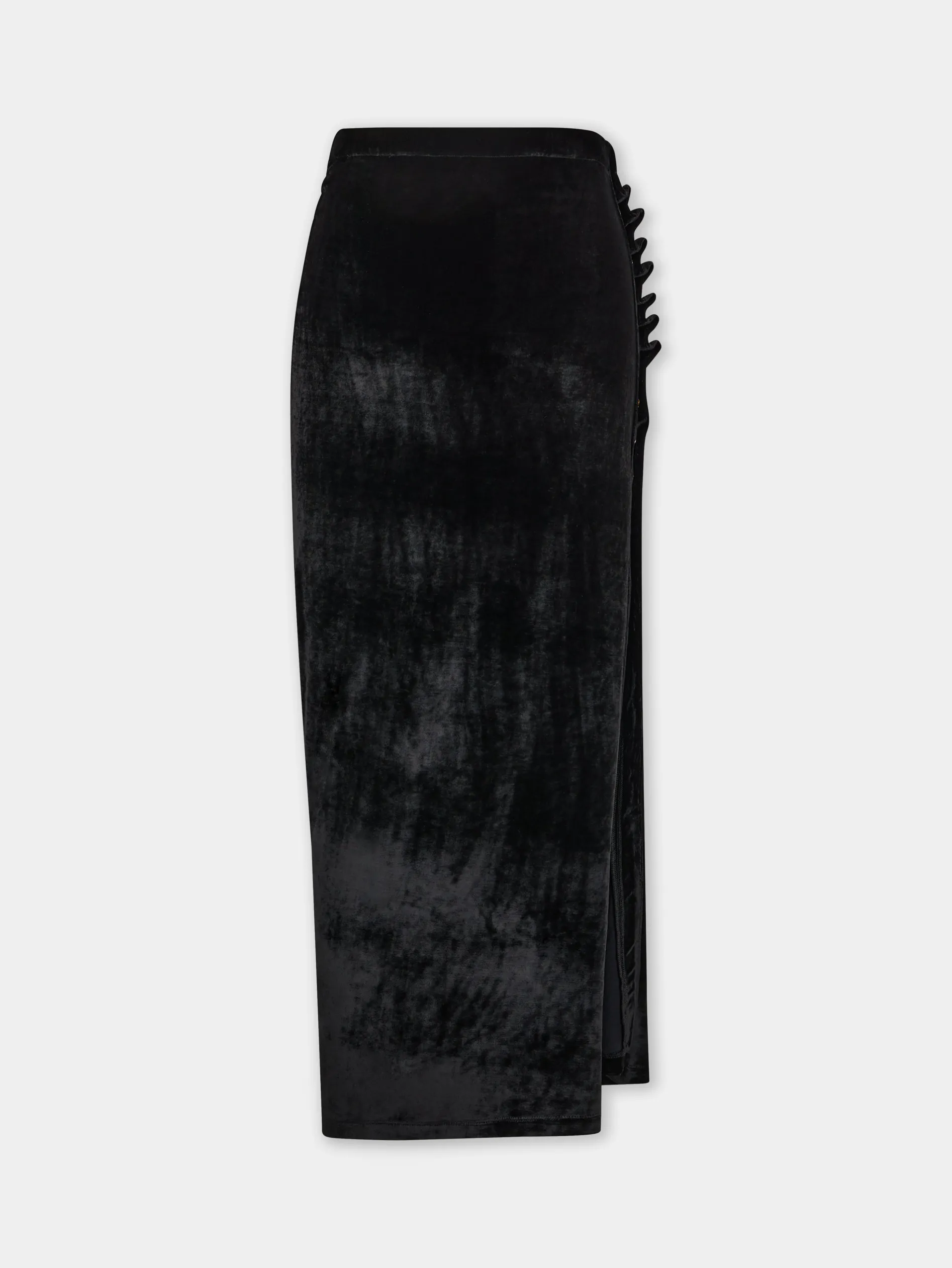 Cheap JUPE LONGUE DRAPEE EN VELOURS Sélection De Soirée | Jupes