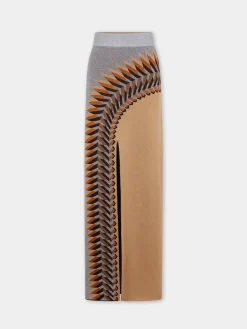 Store JUPE LONGUE EN JACQUARD LUREX Jupes | Maille