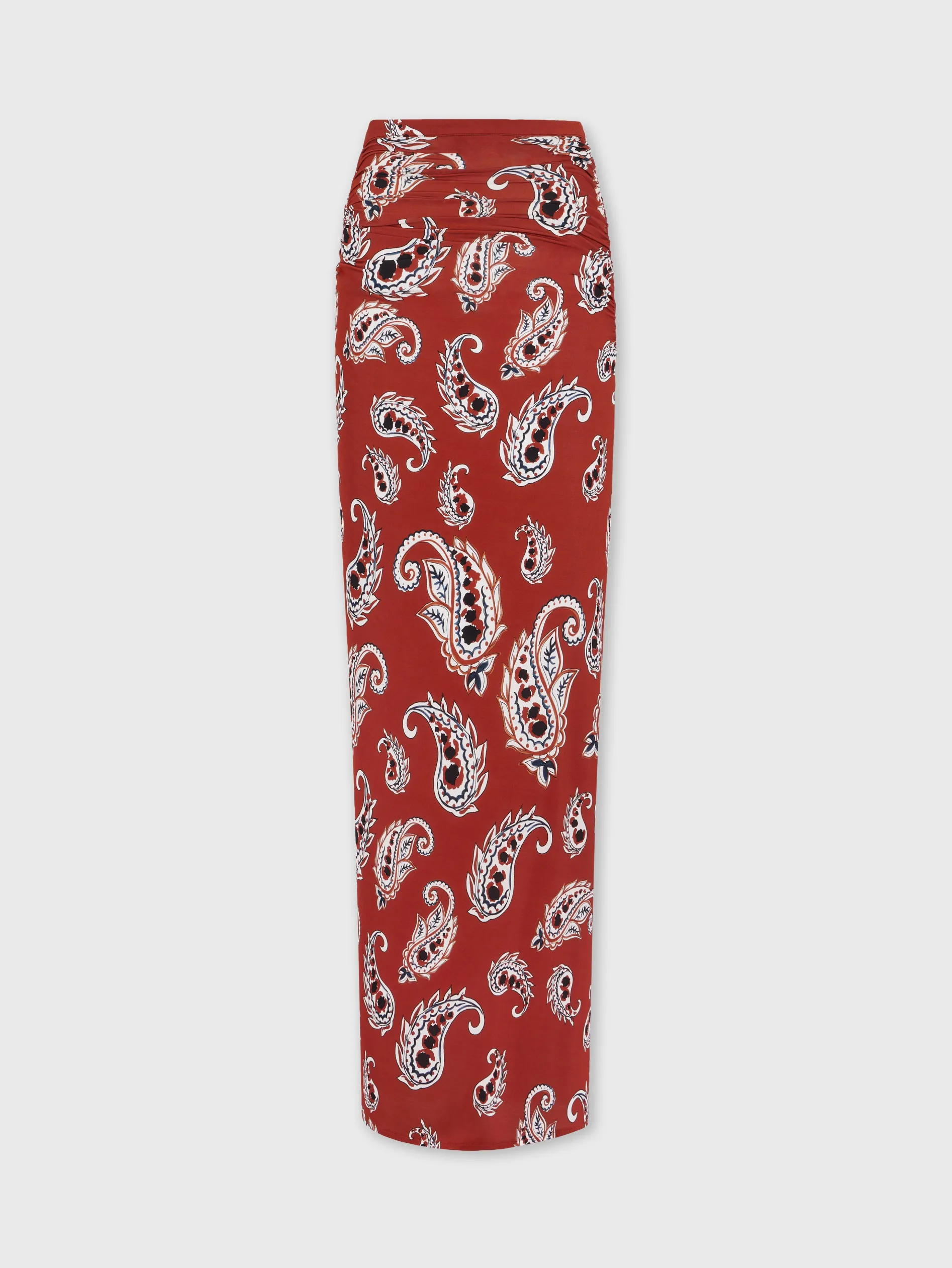 Outlet Jupe longue fendue à motif paisley Jupes