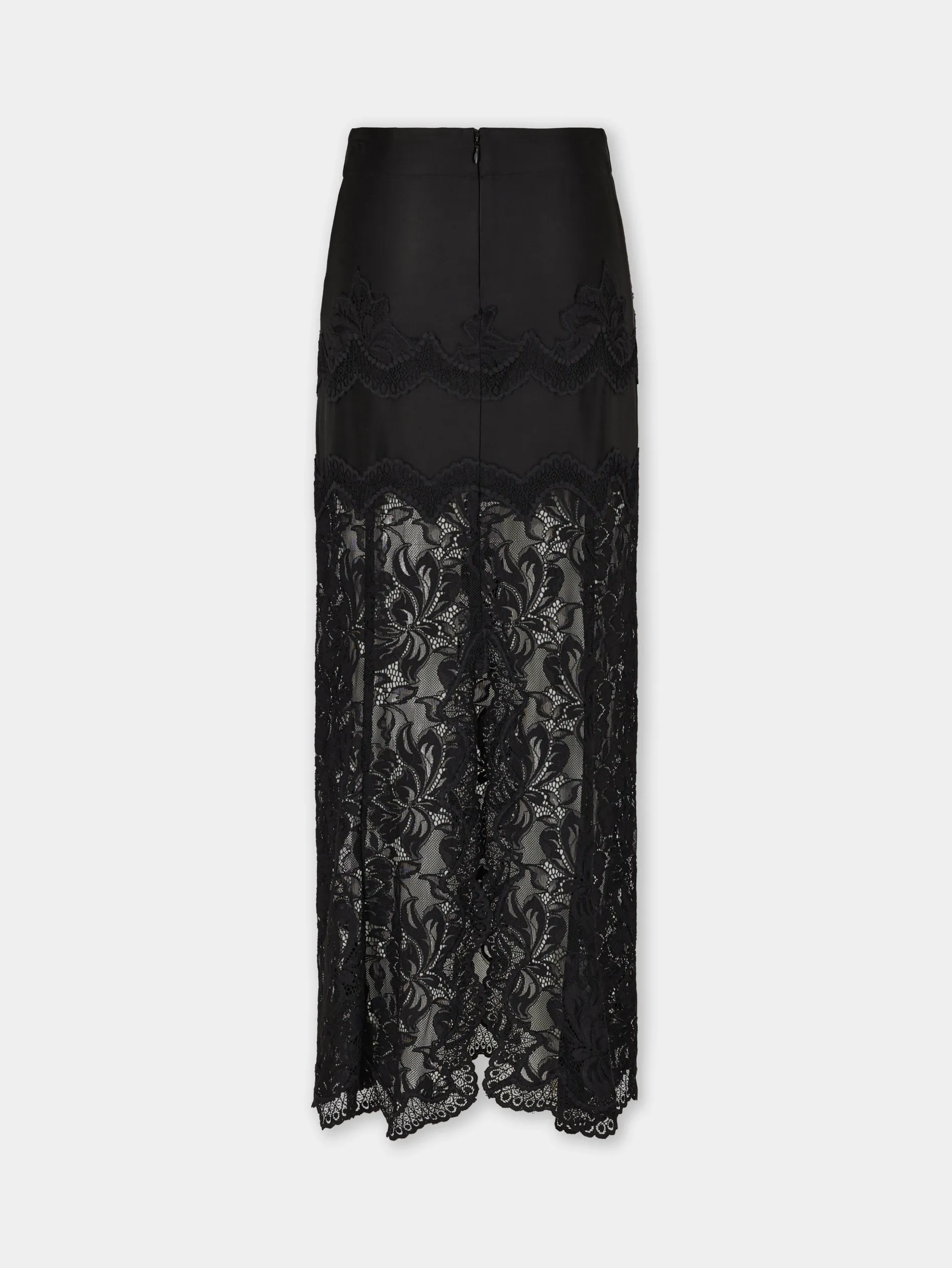 Sale JUPE LONGUE NOIRE EN DENTELLE Sélection De Soirée | Jupes