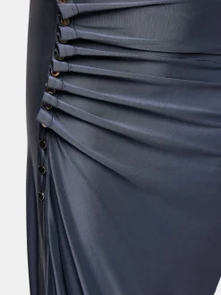 Cheap JUPE MIDI DRAPéE PRESSION EN JERSEY Jupes