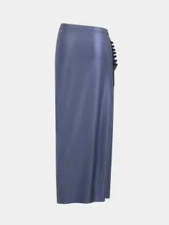 Cheap JUPE MIDI DRAPéE PRESSION EN JERSEY Jupes