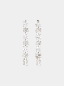 Outlet LONGUES BOUCLES D'OREILLE A STRASS Petits Cadeaux | Boucles D'Oreilles