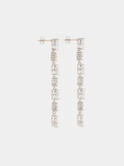 Outlet LONGUES BOUCLES D'OREILLE A STRASS Petits Cadeaux | Boucles D'Oreilles