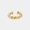 Flash Sale Manchette XL link twist dorée Bracelets