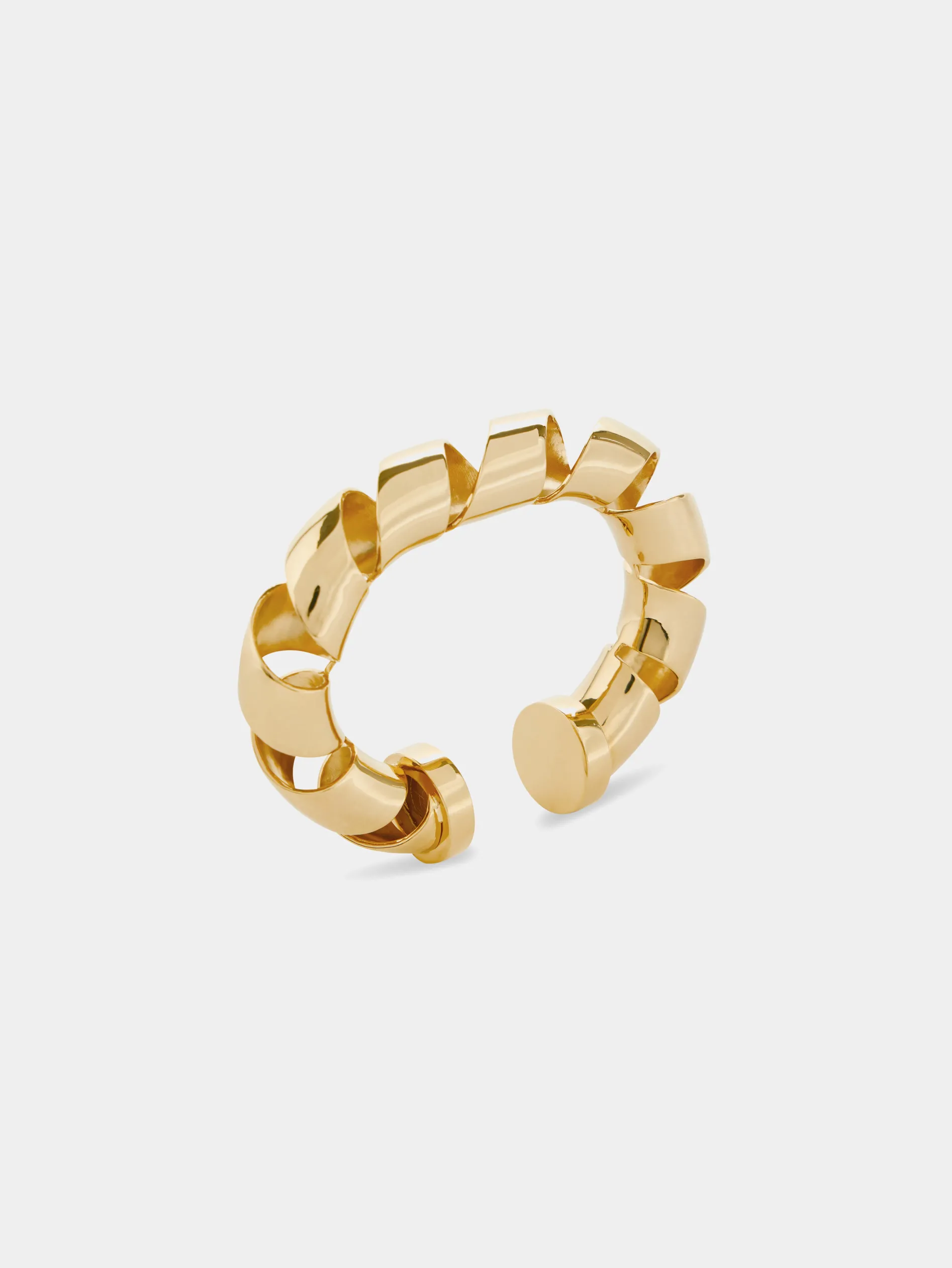 Flash Sale Manchette XL link twist dorée Bracelets