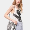 Sale Medium silver BUCKET PACO BAG IN LEATHER Les Sacs Paco En Cuir