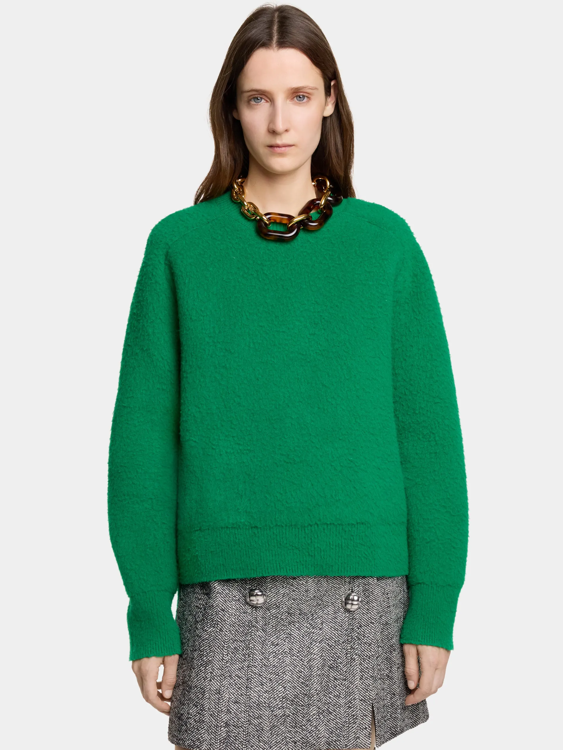 New MINI JUPE trapèze EN LAINAGE CHEVRONS Jupes | Maille