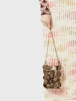 Shop Mini sac pastilles sparkle doré Sacs De Soirée
