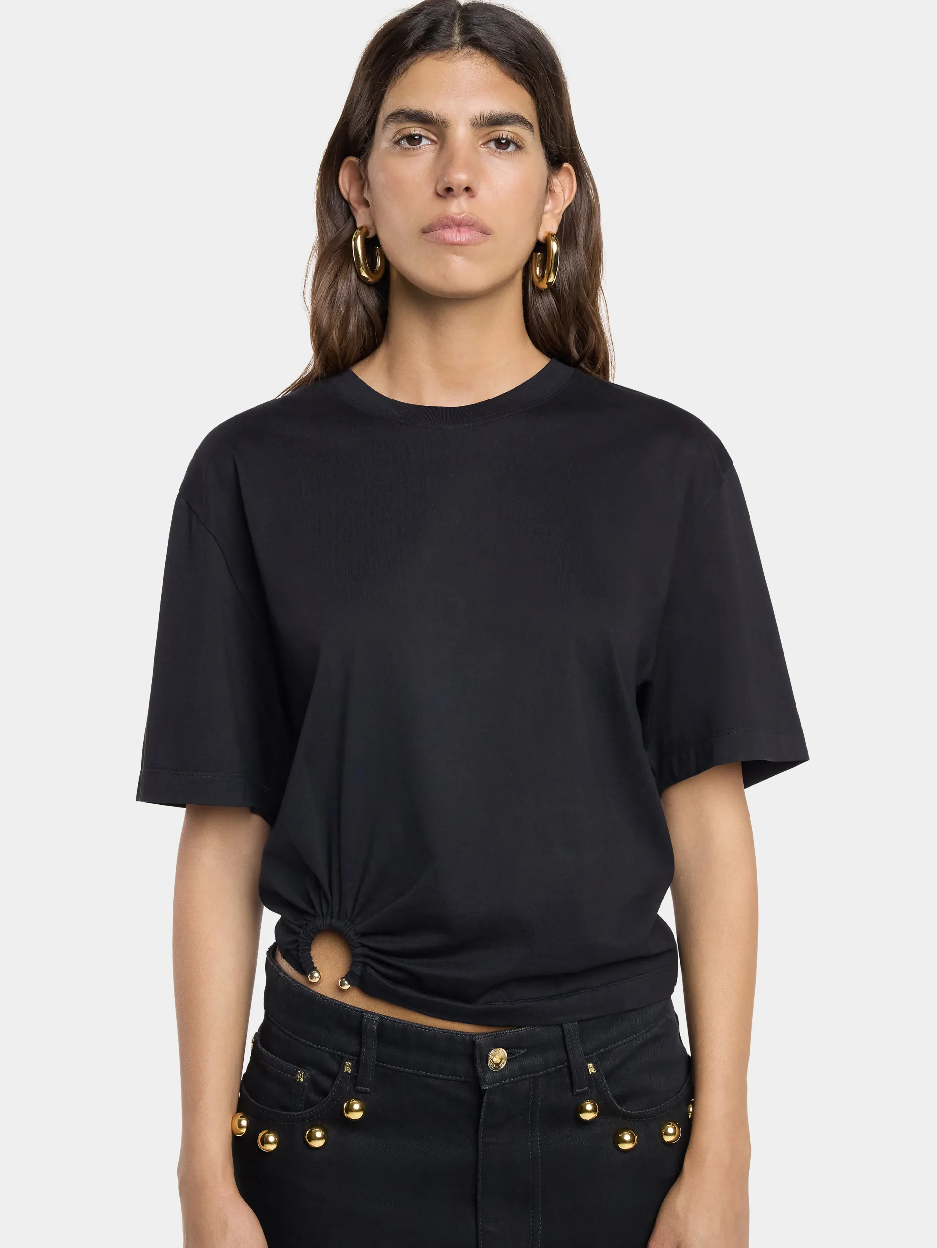Shop OVERSIZE T-SHIRT à piercing Hauts