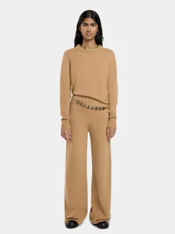 Cheap PANTALON EN LAINE ET CACHEMIRE Pantalons | Maille