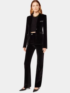 Discount Pantalon en velours à détail cristal Sélection De Soirée | Pantalons
