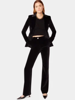 Discount Pantalon en velours à détail cristal Sélection De Soirée | Pantalons