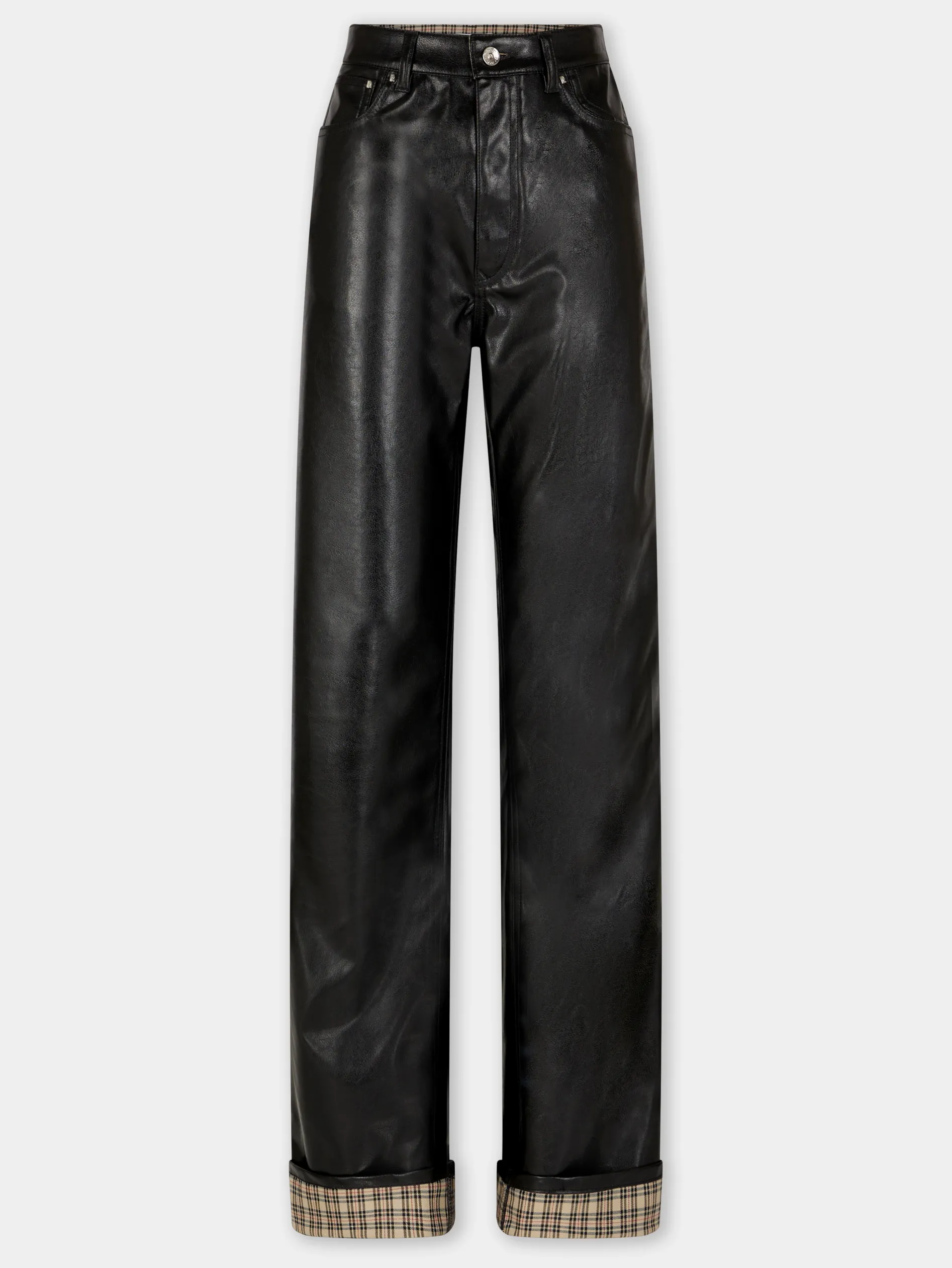 Cheap PANTALON EVASE EN SIMILI CUIR Sélection De Soirée | Pantalons
