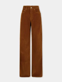 Sale PANTALON LARGE EN VELOURS côtelé Pantalons
