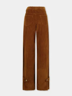 Sale PANTALON LARGE EN VELOURS côtelé Pantalons