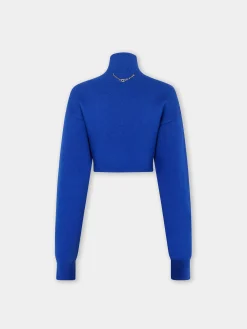 Best Sale PULL CROP EN LAINE FEUTRéE Maille