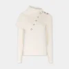 New PULL EN LAINE blanc cassé Maille | Hauts