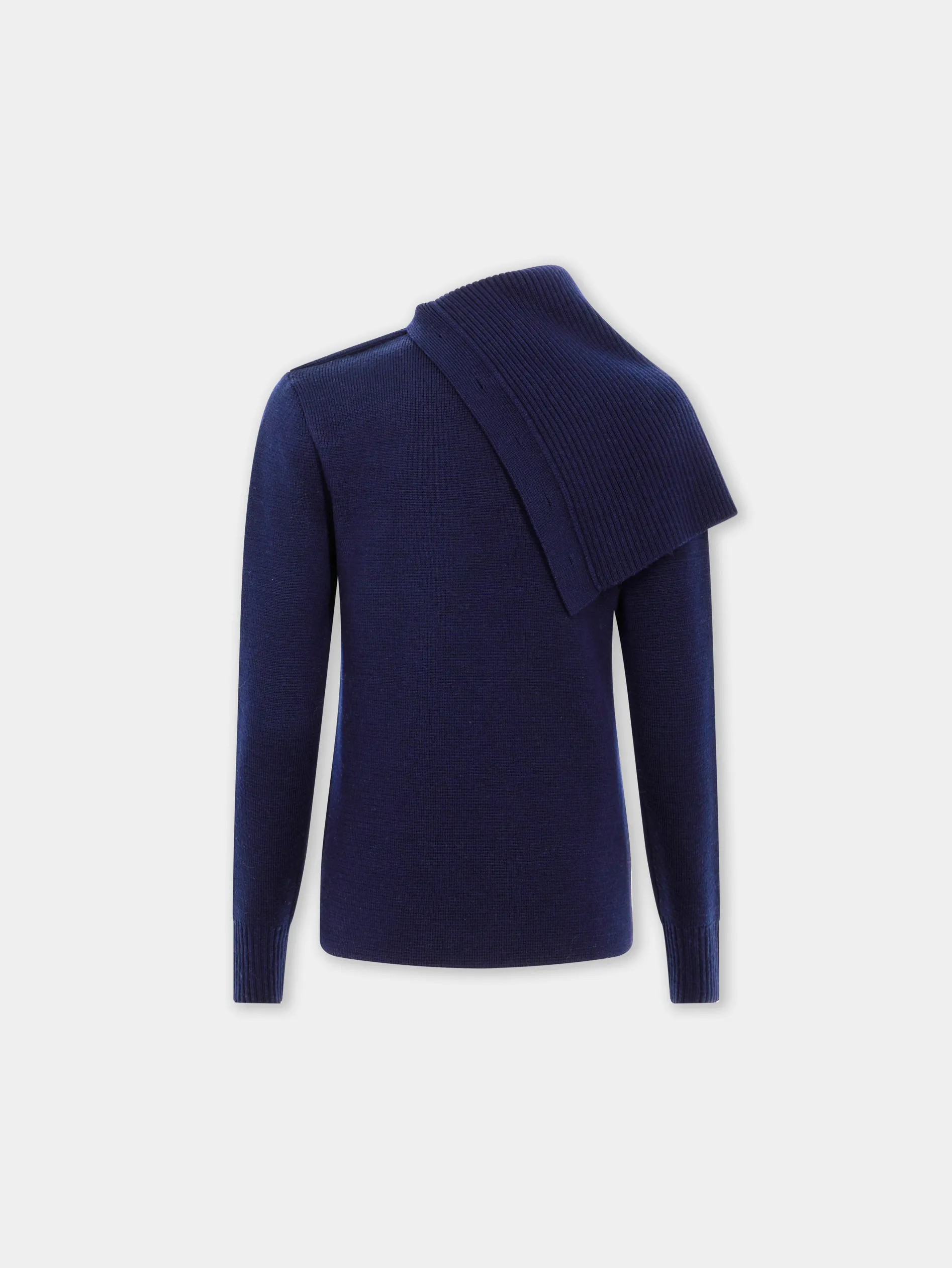 Best Sale PULL EN LAINE BLEU MARINE Maille | Hauts