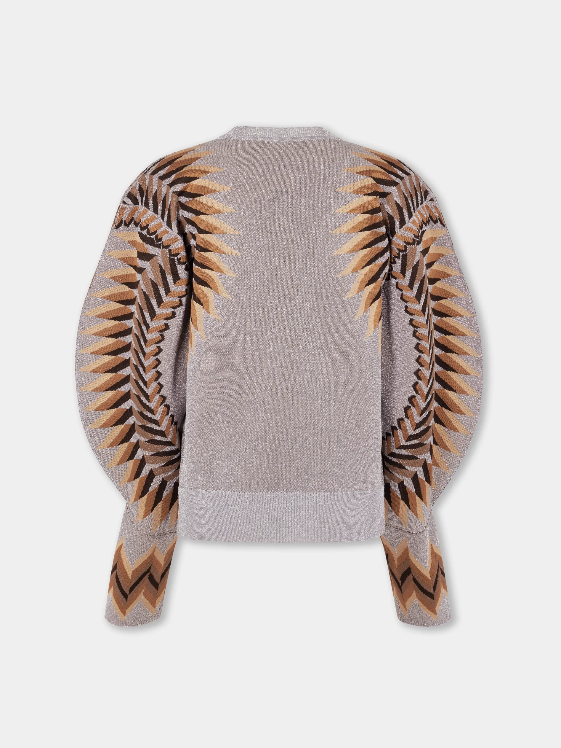 Sale PULL MANCHES LONGUES EN JACQUARD LUREX Hauts | Maille