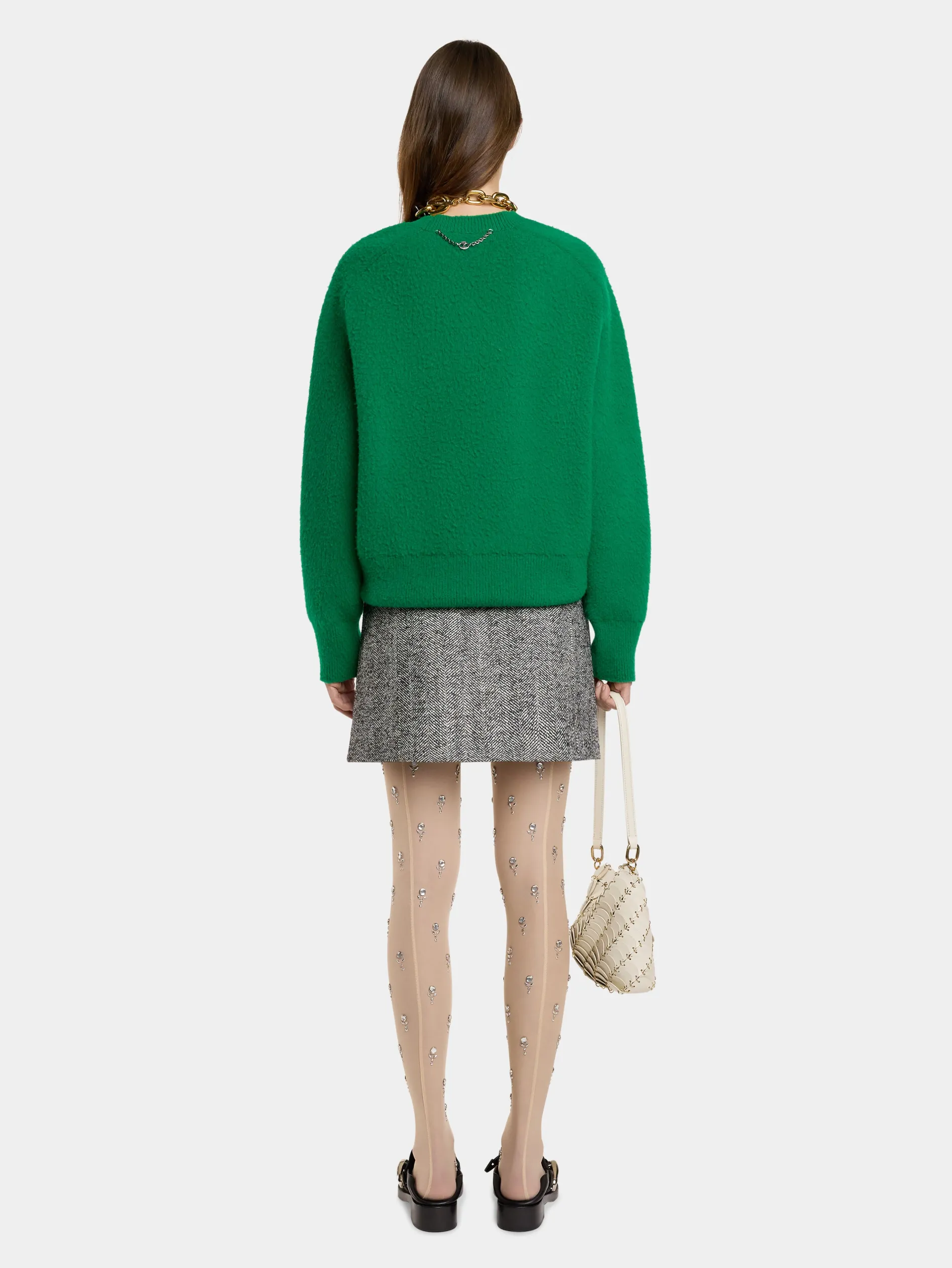Fashion PULL OVERSIZE EN LAINE FEUTRéE Maille | Hauts