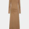 Store ROBE DRAPée PRESSION EN LAINE Maille | Robes
