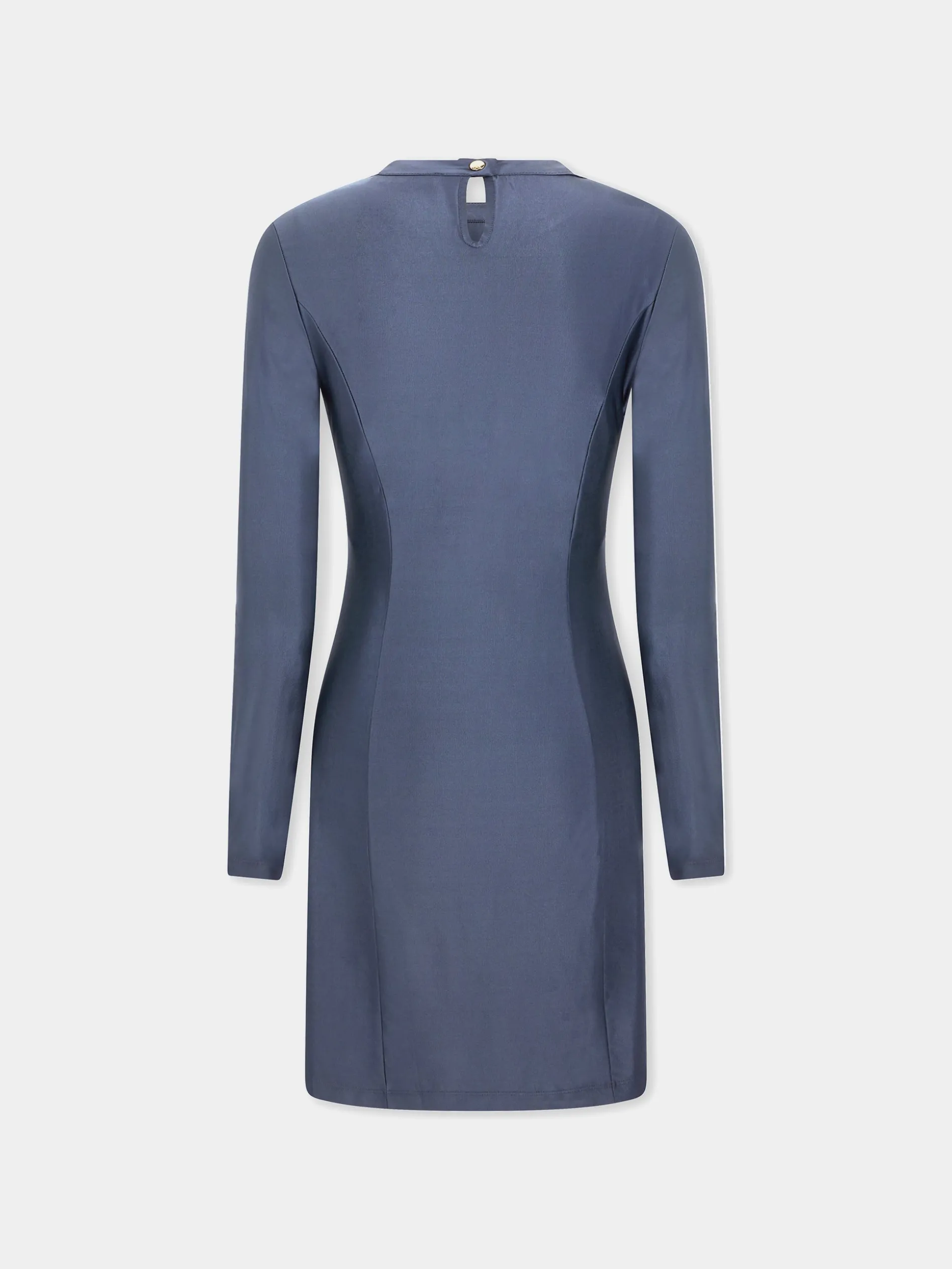 New ROBE DRAPéE PRESSION GRISE EN JERSEY Robes