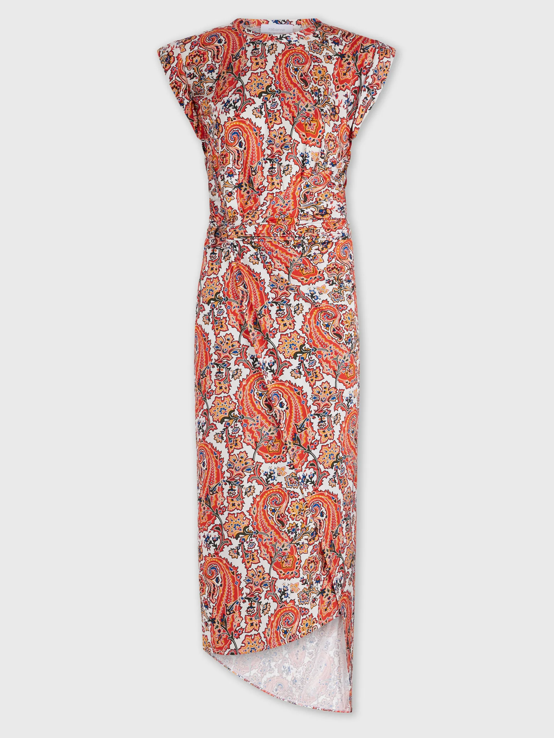 Discount Robe imprimée paisley drapée à piercing Robes