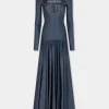 Fashion ROBE LONGUE ARDOISE EN JERSEY Sélection De Soirée | Robes