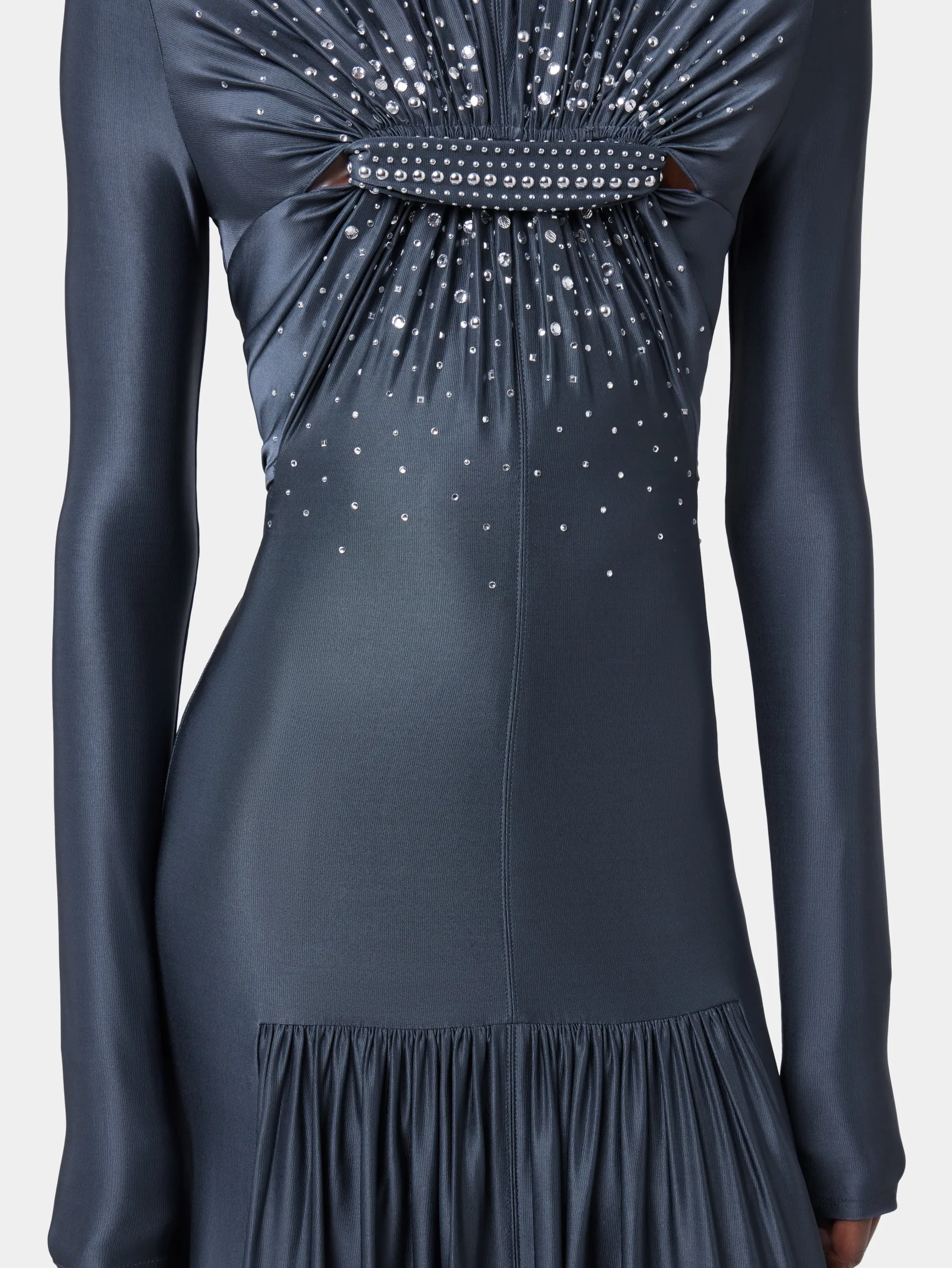 Fashion ROBE LONGUE ARDOISE EN JERSEY Sélection De Soirée | Robes