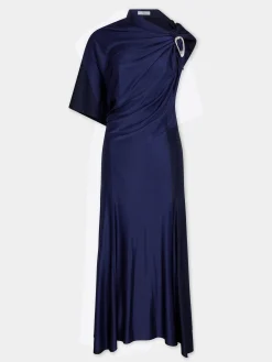 Store ROBE LONGUE ASYMETRIQUE EN JERSEY Sélection De Soirée | Robes
