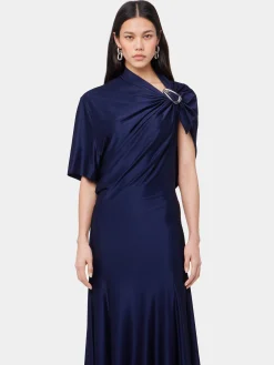Store ROBE LONGUE ASYMETRIQUE EN JERSEY Sélection De Soirée | Robes