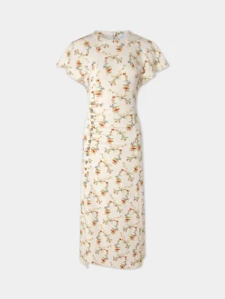 Cheap ROBE LONGUE DRAPéE PRESSION EN JERSEY Robes