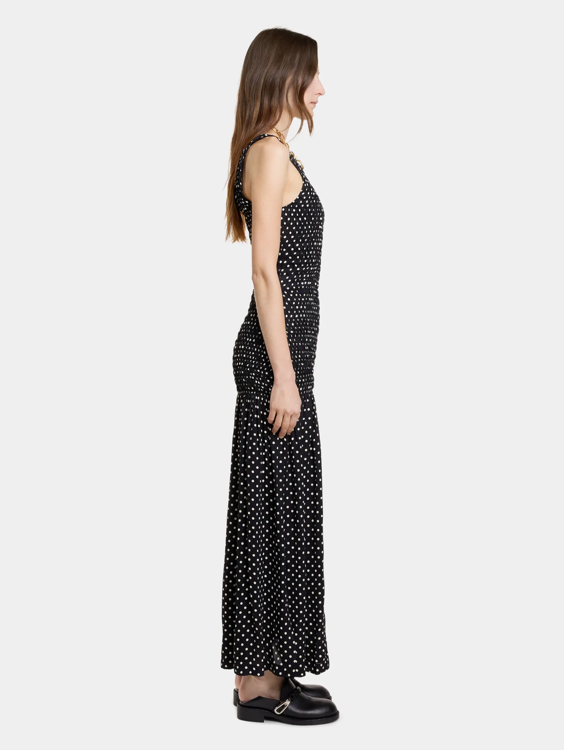 Store ROBE LONGUE EN CREPE Robes