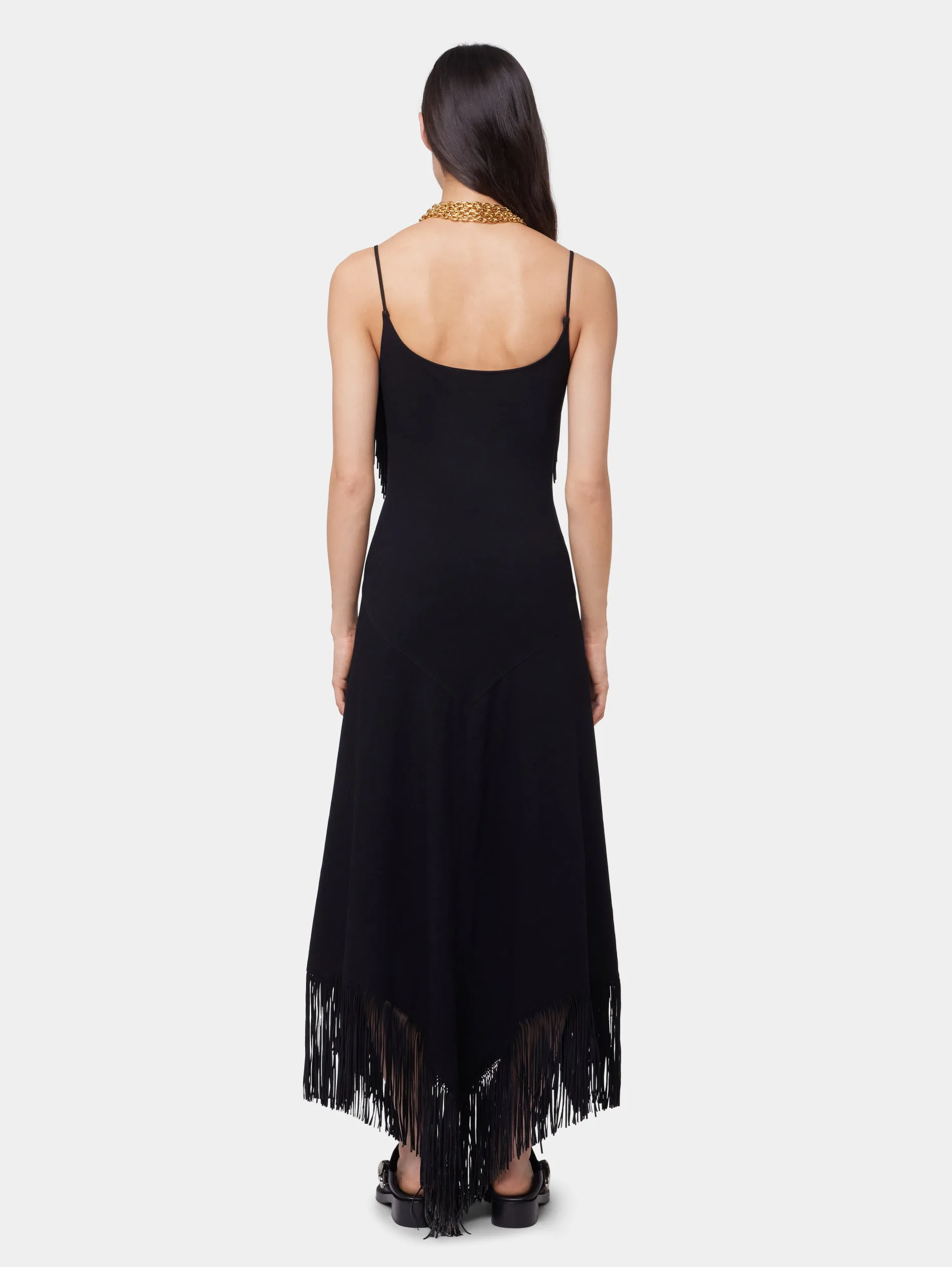 Fashion ROBE LONGUE EN CREPE ENVERS SATIN Sélection De Soirée | Robes