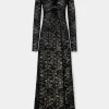 Clearance ROBE LONGUE EN DENTELLE NOIRE Robes