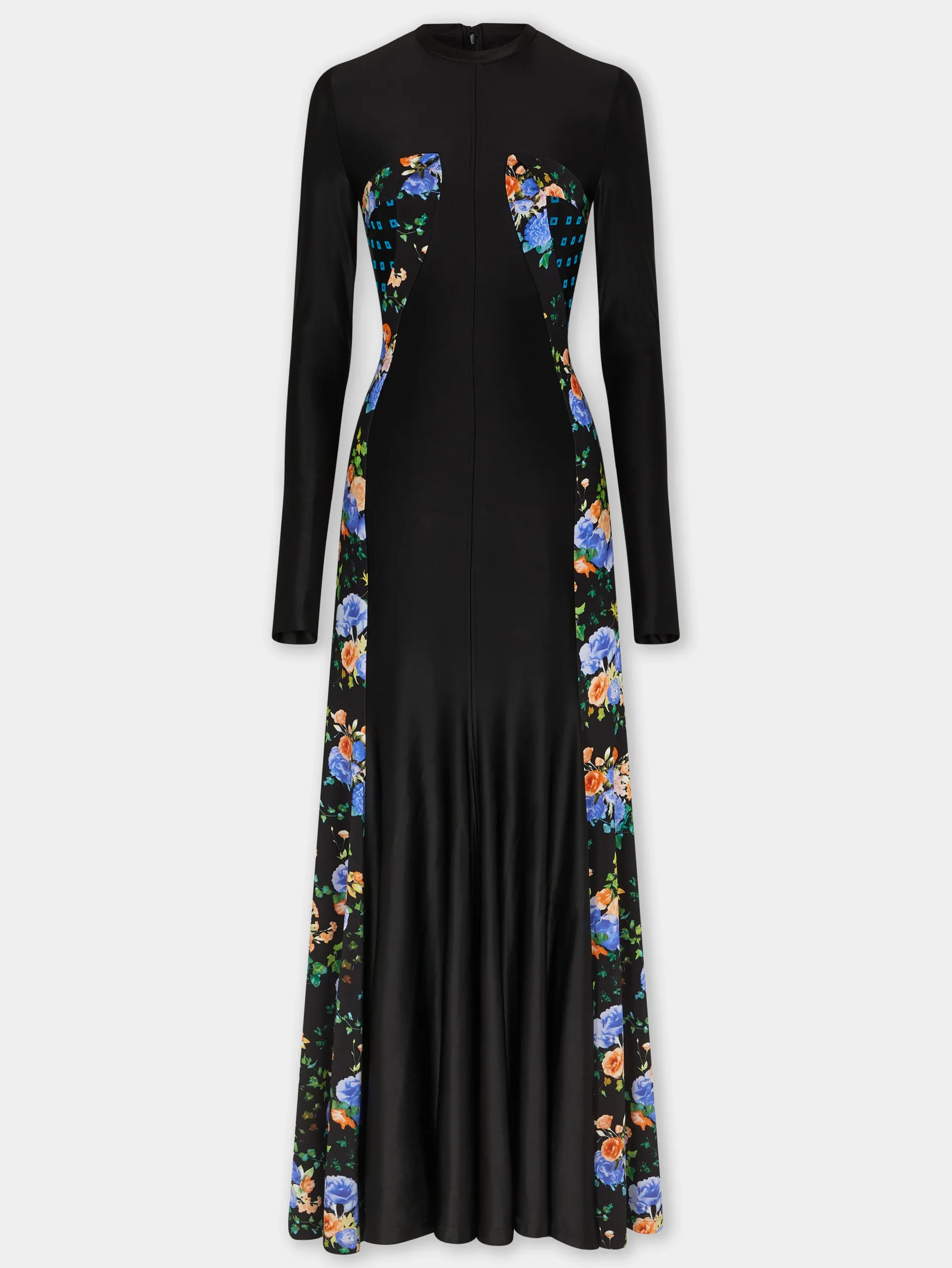 Store ROBE LONGUE EN JERSEY A EMPIECEMENTS Robes