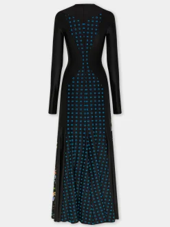 Store ROBE LONGUE EN JERSEY A EMPIECEMENTS Robes