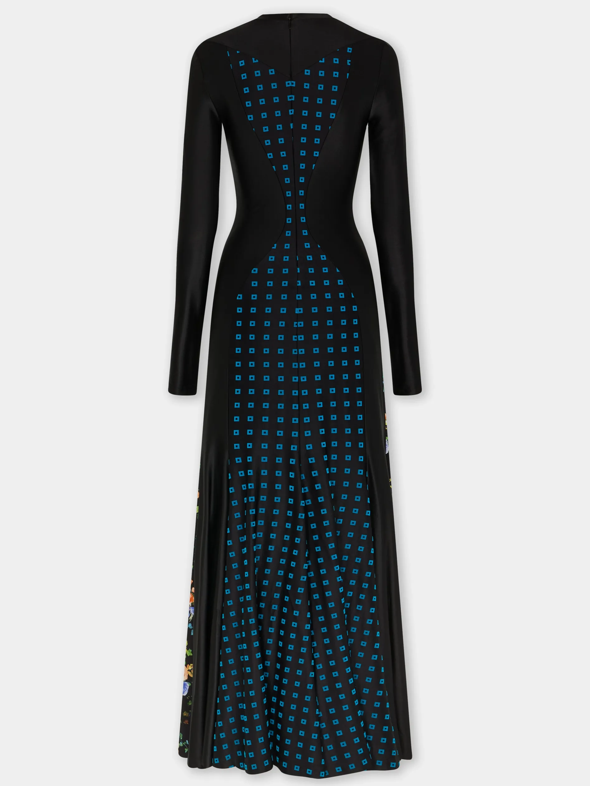 Store ROBE LONGUE EN JERSEY A EMPIECEMENTS Robes