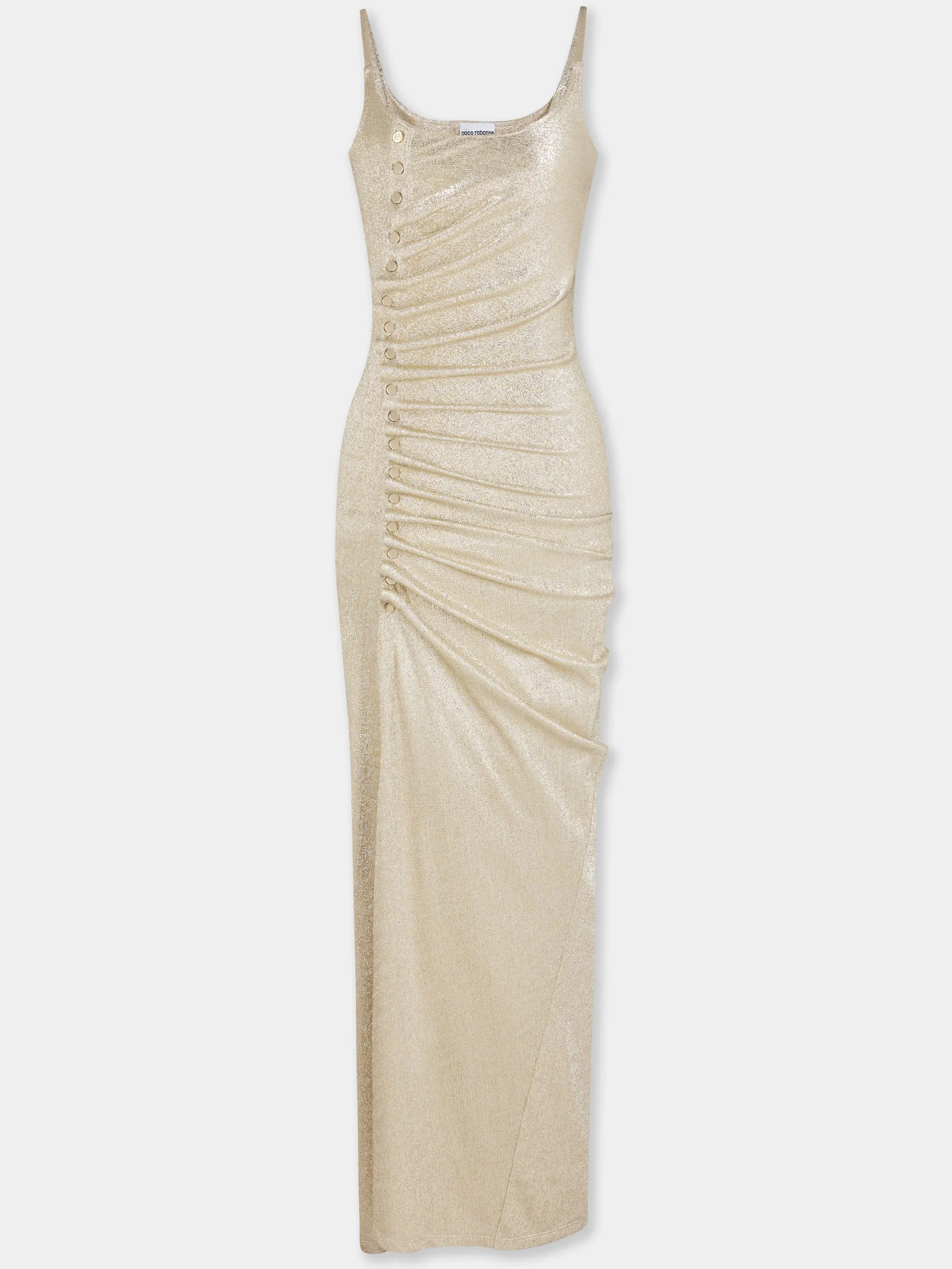 Shop Robe longue en lurex Robes