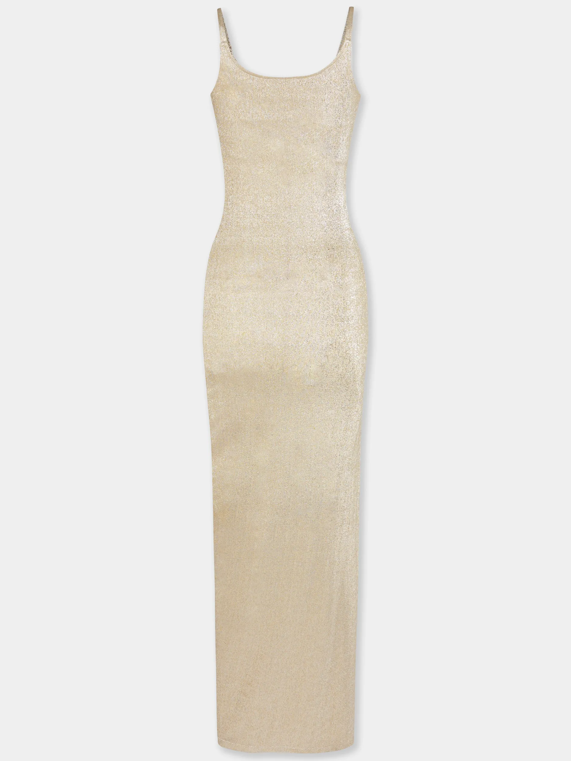Shop Robe longue en lurex Robes