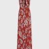 Discount Robe longue imprimée paisley Robes