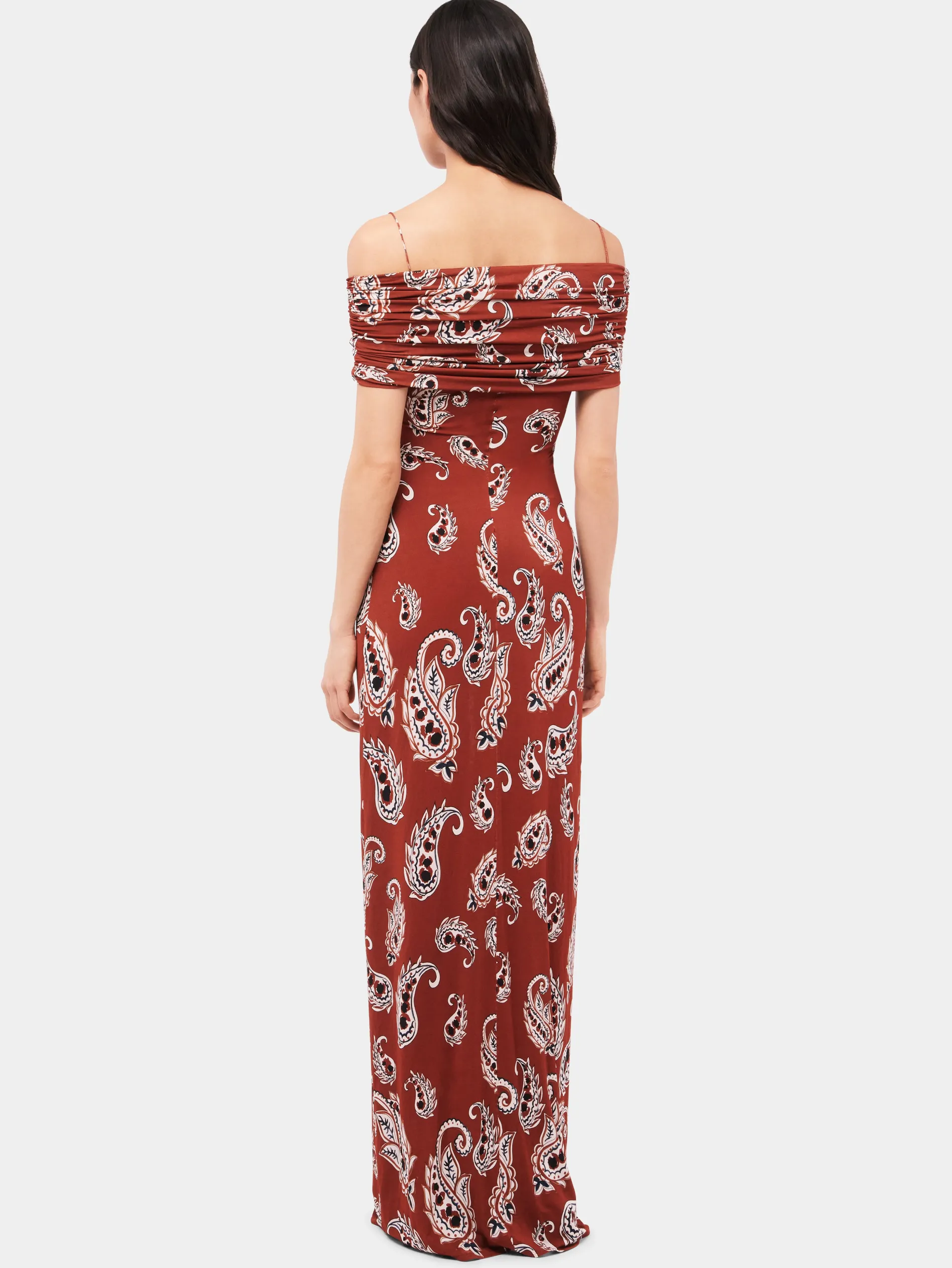 Discount Robe longue imprimée paisley Robes