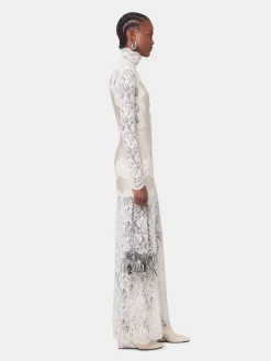 Shop ROBE LONGUE IVOIRE EN DENTELLE Sélection De Soirée | Robes