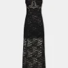 Cheap ROBE LONGUE NOIRE EN DENTELLE Sélection De Soirée | Robes