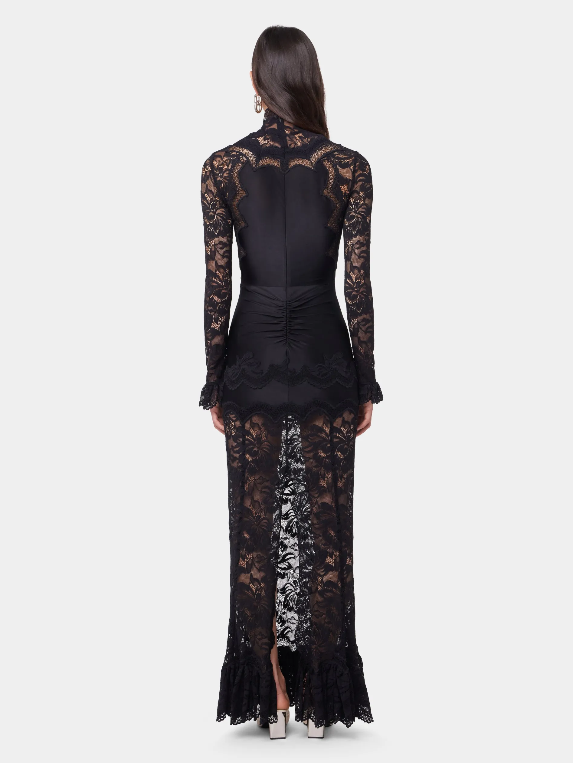 New ROBE LONGUE NOIRE EN DENTELLE Sélection De Soirée | Robes