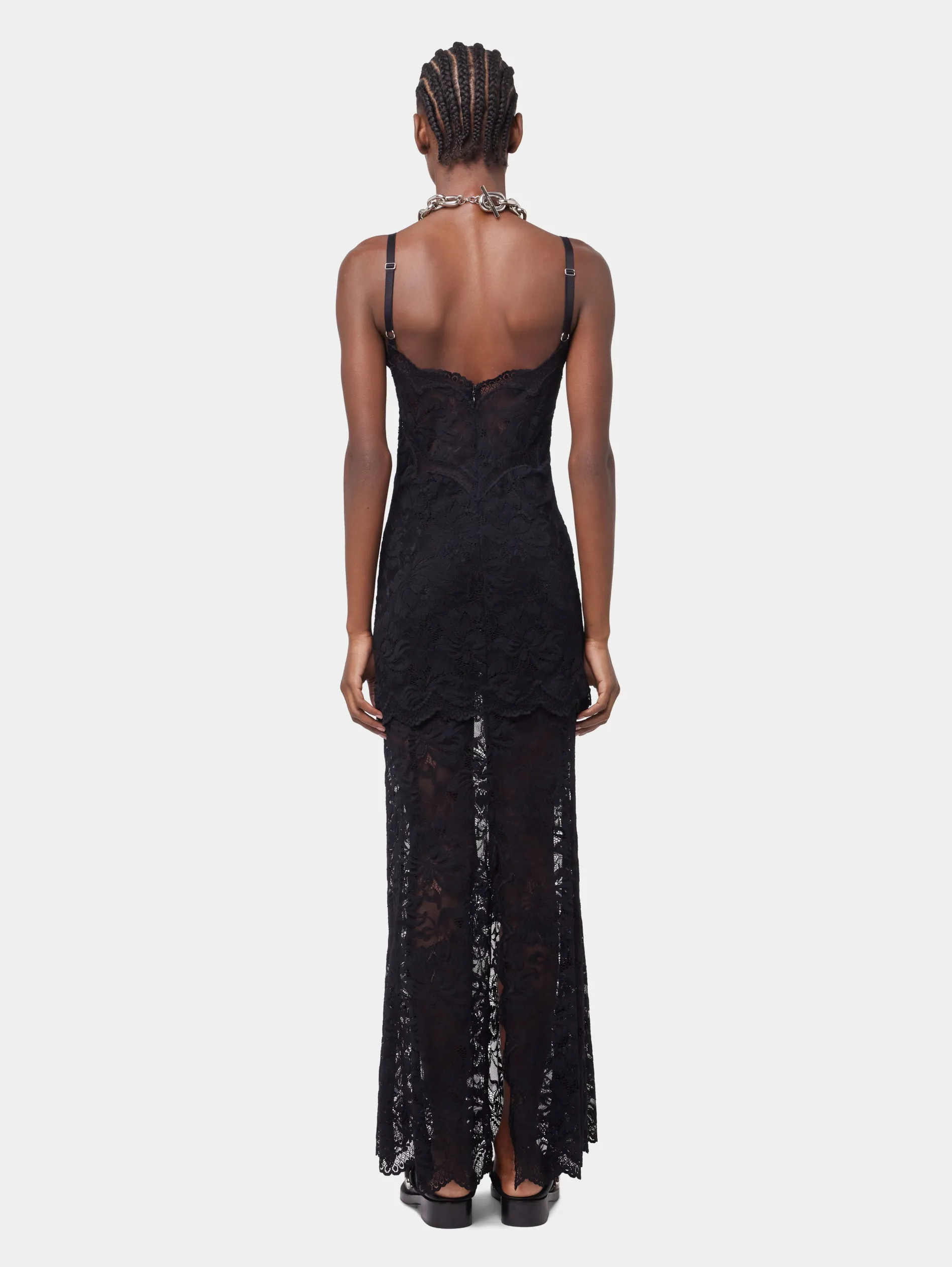 Cheap ROBE LONGUE NOIRE EN DENTELLE Sélection De Soirée | Robes
