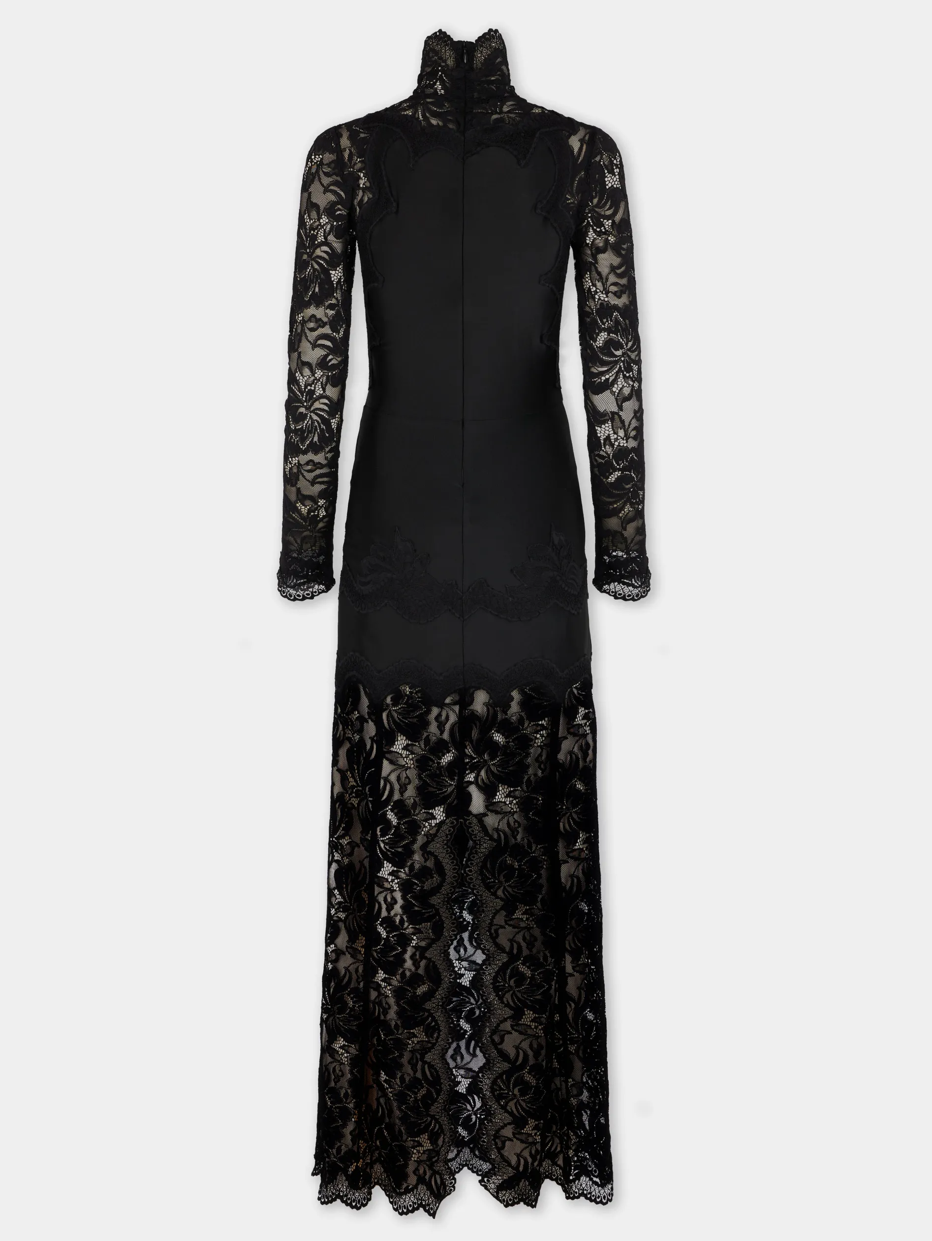 New ROBE LONGUE NOIRE EN DENTELLE Sélection De Soirée | Robes