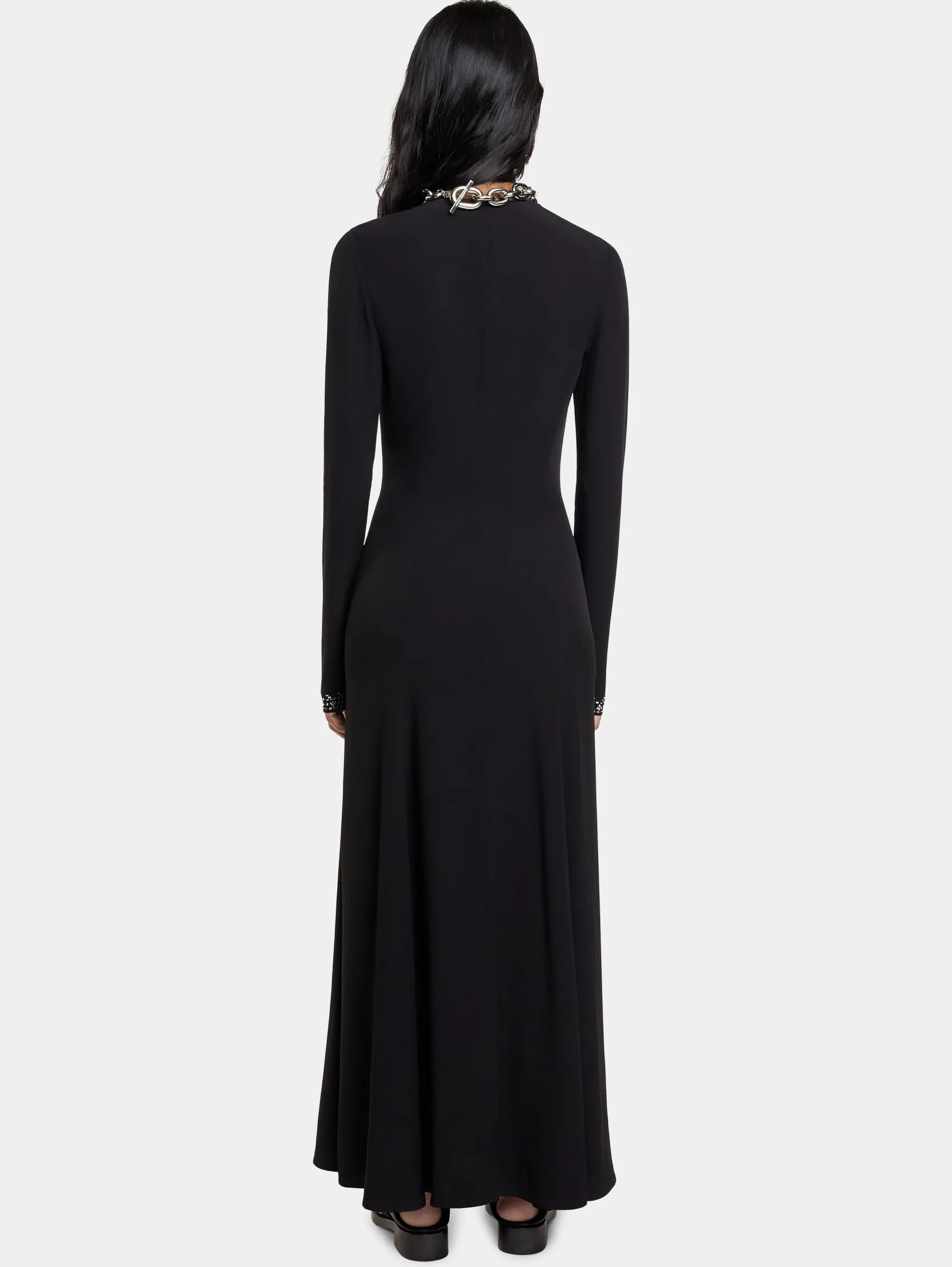 Best ROBE MIDI EN CRÊPE ENVERS SATIN Robes